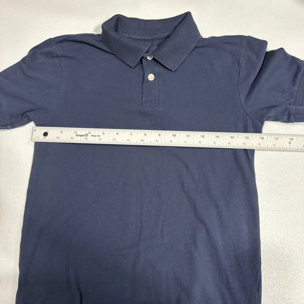 The Childrens Place School Uniform Short Sleeves Polo Shirts Yellow Blue L 10-12